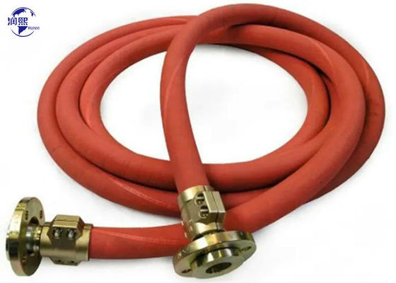 quality Red EPDM Steam Hose Heat Resistant High Temperature Rubber Flexible Hose Pipe factory